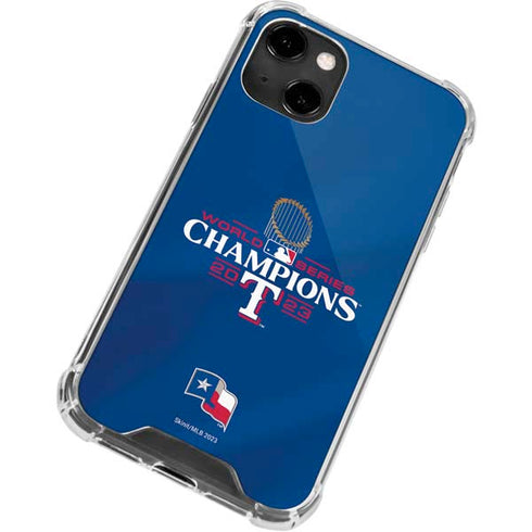 2023 World Series Champions Texas Rangers iPhone 14 Clear Case